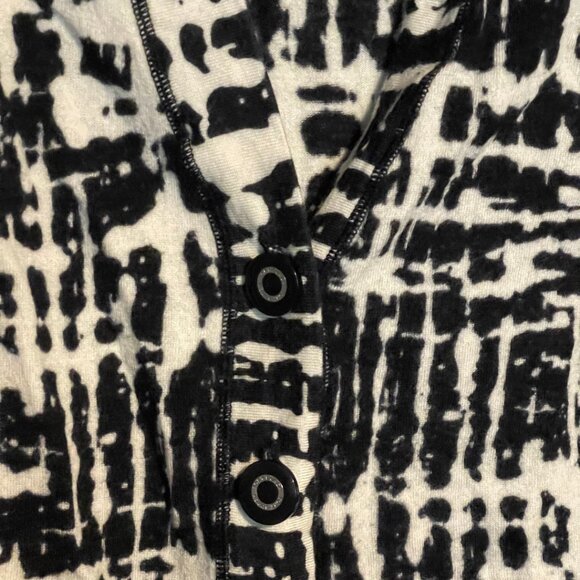 Tory Burch Black and White Cardigan - Picture 2 of 5